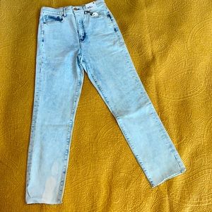 Express super high rise jeans